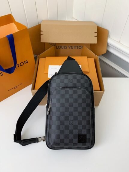 Louis Vuitton damier graphite Men'sShoulder Bags M45302, Top Quality Size: 20X31X7cm
