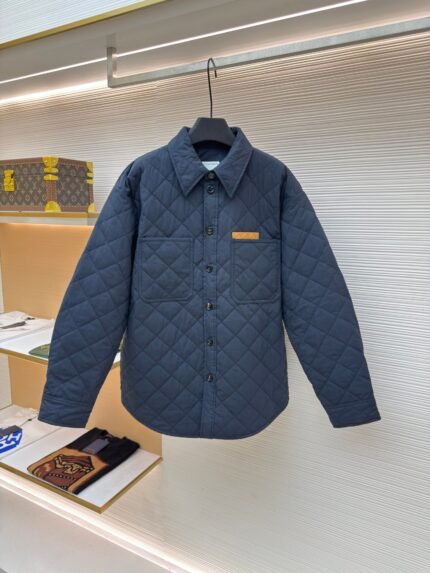 BOTTEGA VENETA diamond quilted leather jacket