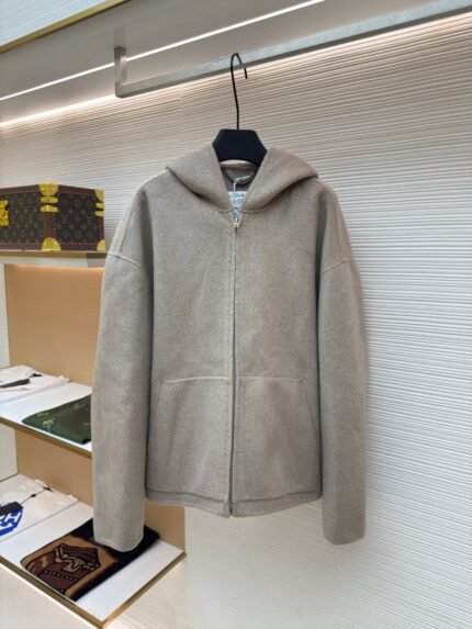 Acne Studios Nordic minimalist double-faced cashmere jacket
