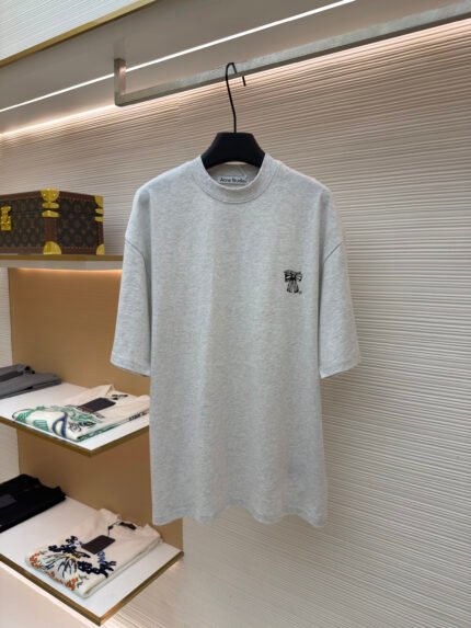 Acne Studios Logo-Print Short-Sleeve Top