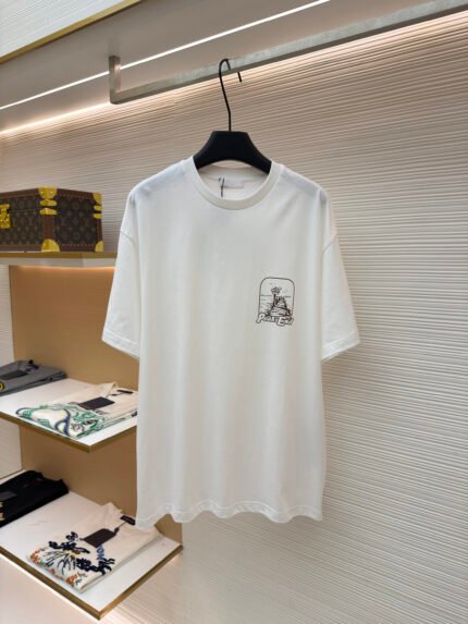 Prada Harbor Print Crew-Neck Short-Sleeve T-Shirt