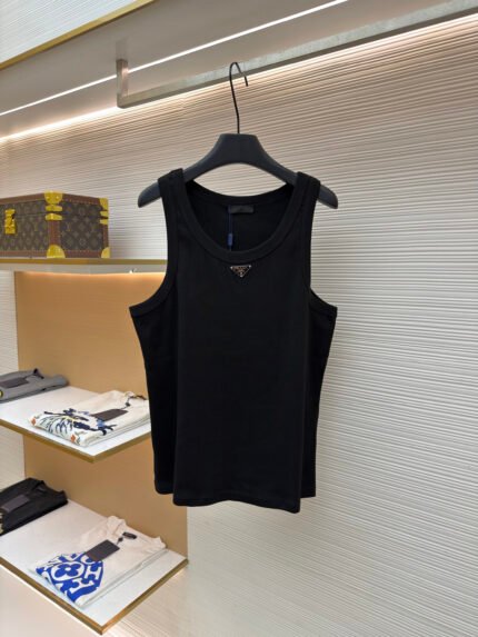 Prada Vest with Front Triangle Logo