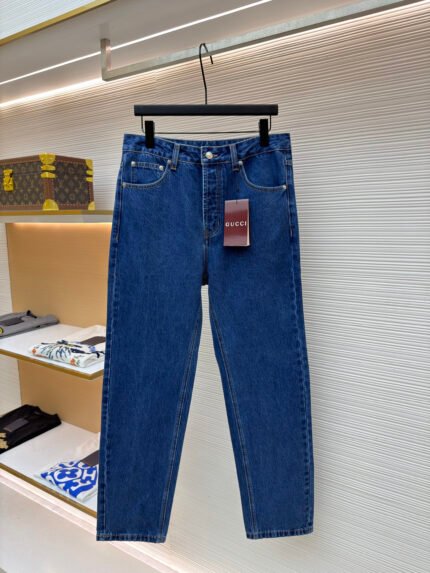 Gucci Horsebit Cotton Jeans
