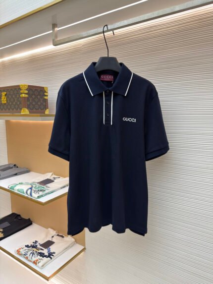 Gucci Embroidered Polo Shirt