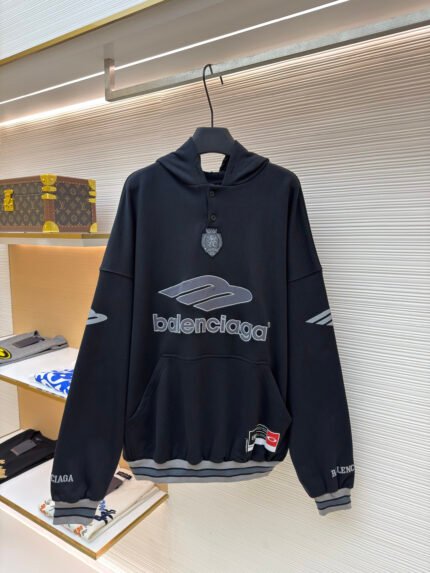 Balenciaga 3B Football Polo Hoodie