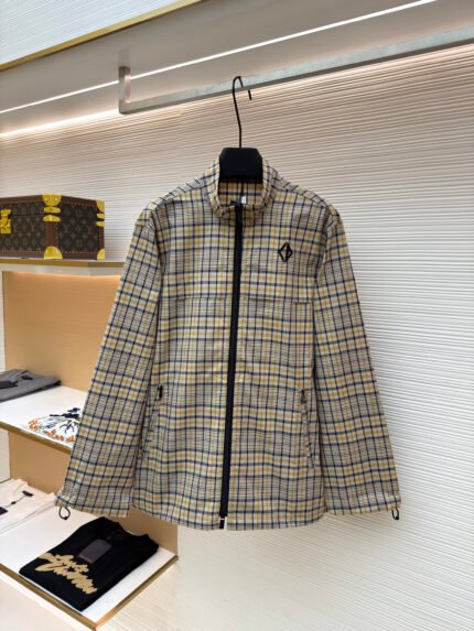 Dior Cotton-Blend Plaid Shirt