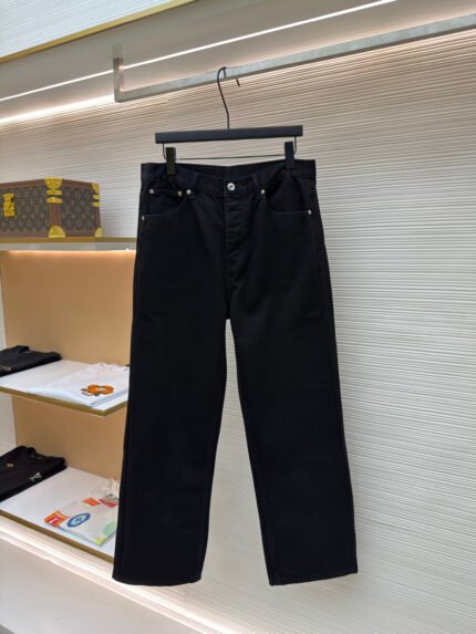 Dior Straight-Leg Black Jeans