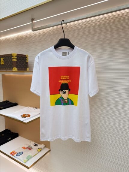Dior "Wind-up Cover" Crewneck Short-Sleeve T-Shirt