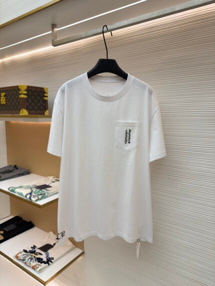 Chrome Hearts Sanskrit Large Cross Short-Sleeve T-Shirt