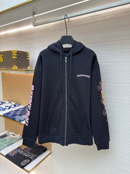 Chrome Hearts x Deadly Doll Collaboration Zip-Up Hoodie