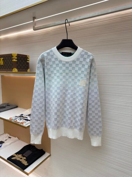 Louis Vuitton Damier Gradient Jacquard Sweater