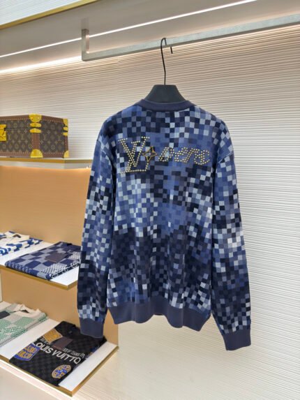 Louis Vuitton Mosaic Jacquard Pullover Sweater