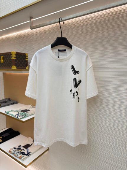 Louis Vuitton Paratrooper Print Crew-Neck Short-Sleeve T-Shirt