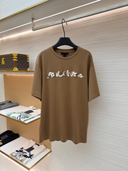 Louis Vuitton Gradient Webbing Crew-Neck Short-Sleeve T-Shirt