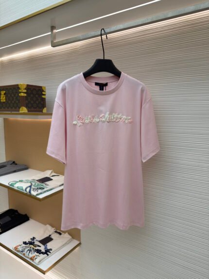 Louis Vuitton Gradient Webbing Crew-Neck Short-Sleeve T-Shirt