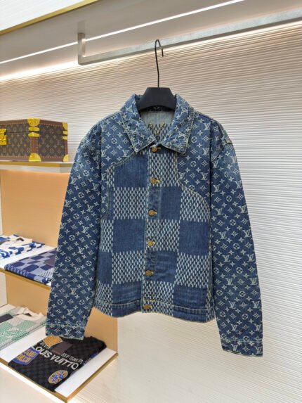 LOUIS VUITTON x Nigo Classic Damier Denim Jacket