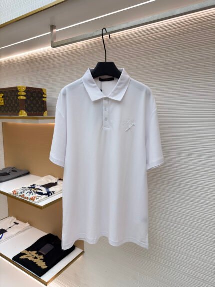 Louis Vuitton Pin-Embroidered Polo Shirt