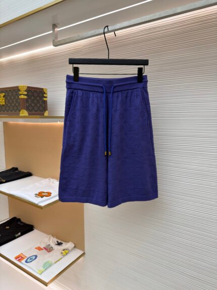 Louis Vuitton Letter Jacquard Knit Top and Shorts