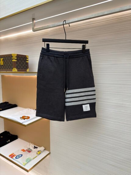 Thom Browne Classic Yarn-Dyed 4-Bar Basic Shorts