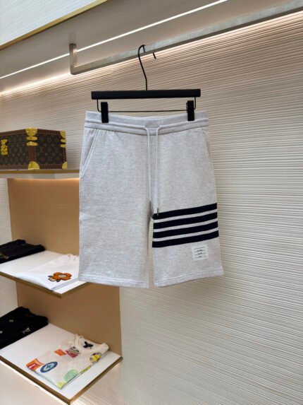 Thom Browne Classic Yarn-Dyed 4-Bar Basic Shorts