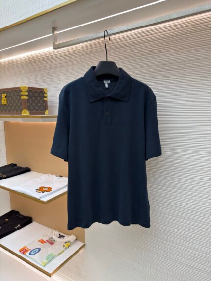 Loewe Anagram Embroidered Polo Shirt