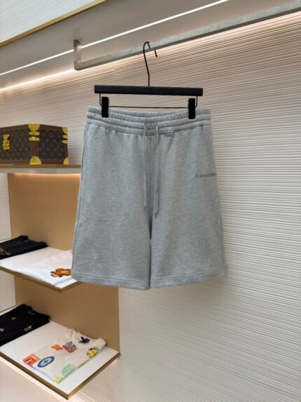 Burberry Classic Embroidered Logo Drawstring Shorts