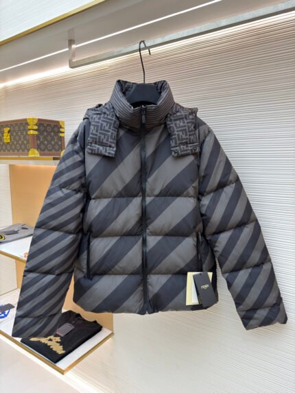 Fendi Reversible Hooded Down Jacket