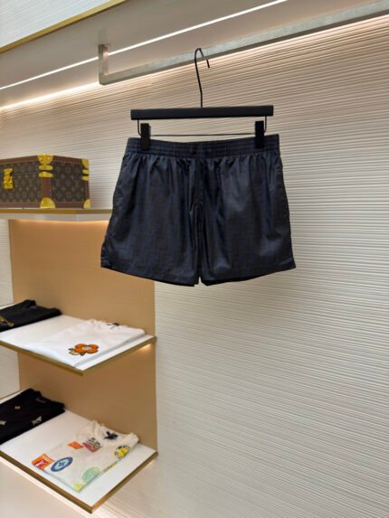 Fendi All-Over Logo Nylon Swim Shorts