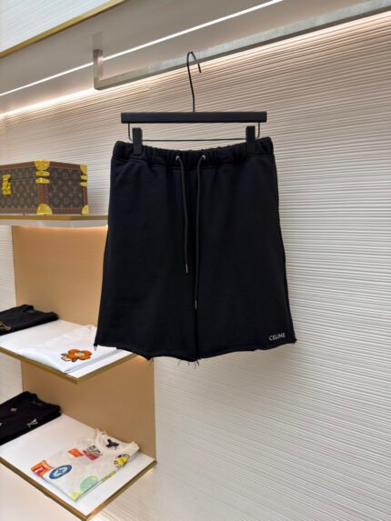 Celine Embroidered Casual Shorts