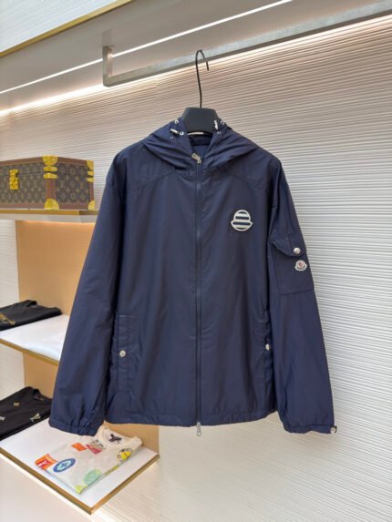 Moncler hooded sun-protection jacket