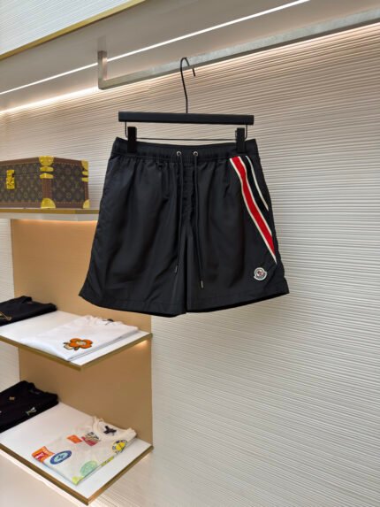Moncler Tricolor-Trimmed Swim Shorts