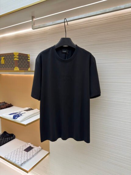 Gucci Polyester-Cotton Blend T-Shirt with Lettering Burnout Detail