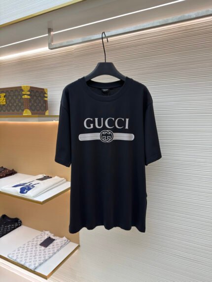 Gucci Interlocking G Print Crew-Neck T-Shirt