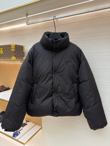 Ami Paris Heart-Embroidered Down Jacket