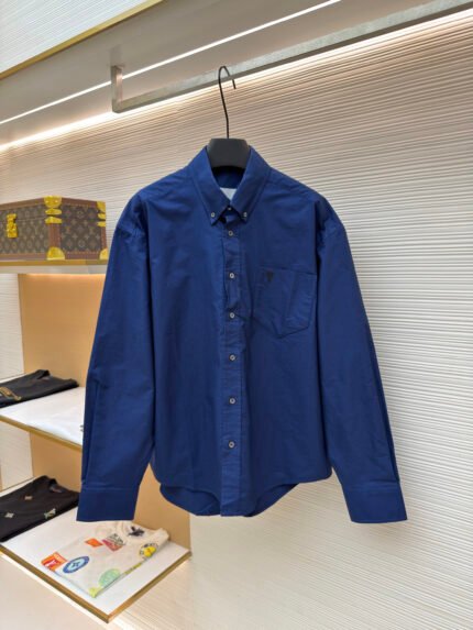 Ami Paris Heart-Embroidered Pocket Shirt