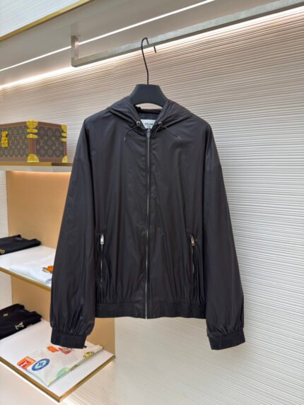 Celine Embroidered Hooded Jacket