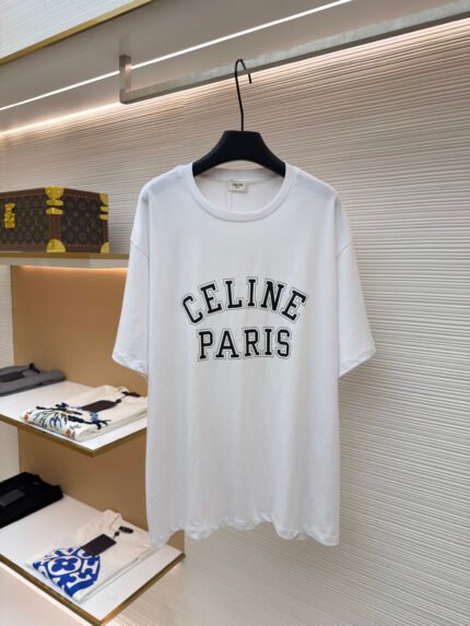 Celine Paris Printed Short-Sleeve T-Shirt