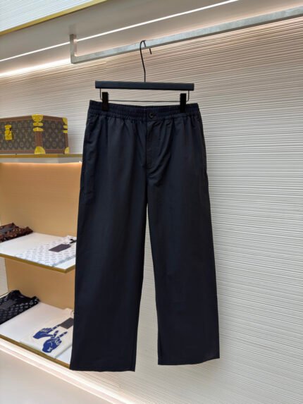 Celine Embroidered Casual Straight-Leg Trousers