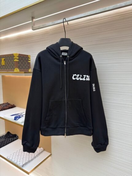 Celine Printed Zip-Up Jacket