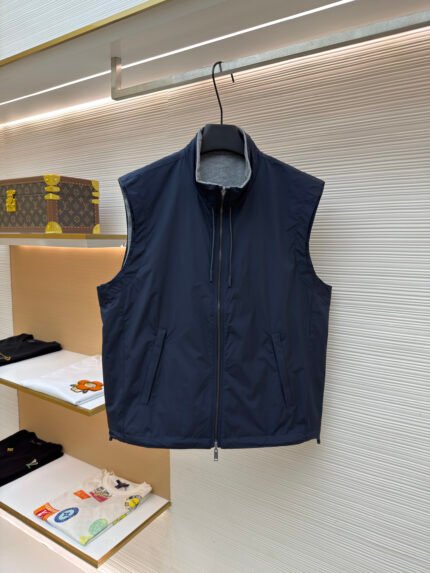 ZEGNA Reversible Microfiber Brezza Vest