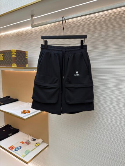 AMIRI Logo-Print Shorts