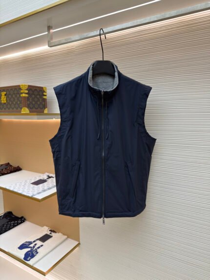 ZEGNA Reversible Microfiber Brezza Vest
