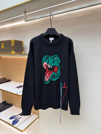 Charlie Luciano Dinosaur-Pattern Sweater