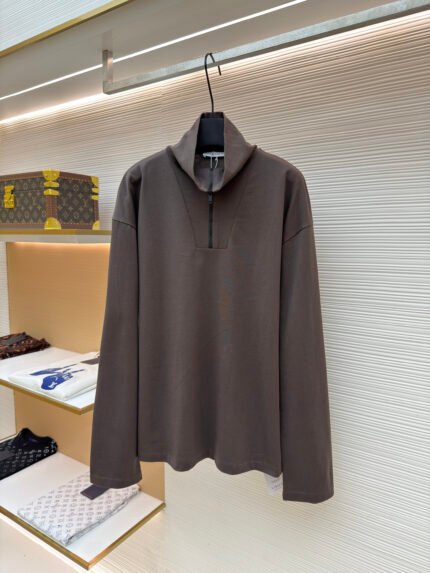 The Row Half-Zip Long-Sleeve Sweatshirt