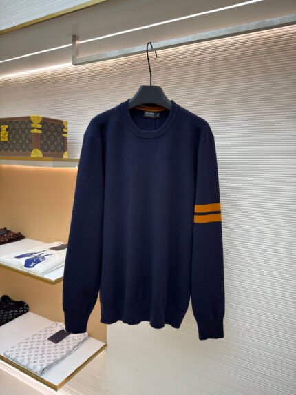 ZEGNA Logo-Stripe Sweater