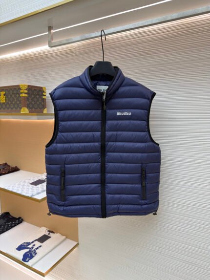 Miu Miu Embroidered Down Vest