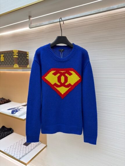 Chanel Superman Crew-Neck Sweater
