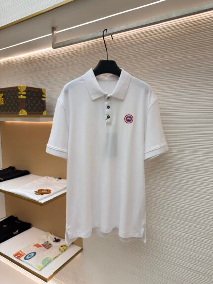 Canada Goose Logo Polo Shirt