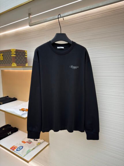Givenchy Stamp Long-Sleeve T-Shirt with Front and Back Prints