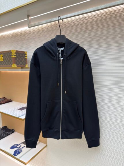 Givenchy Zip-Up Hoodie with Artistic Print